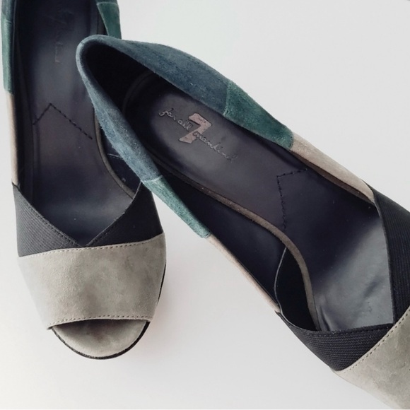 Elegant Multicolor Women's Heels - Picture 2 of 9